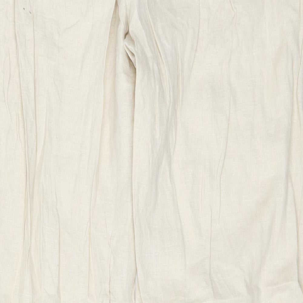 J Taylor Womens Beige   Trousers  Size 12 L29 in