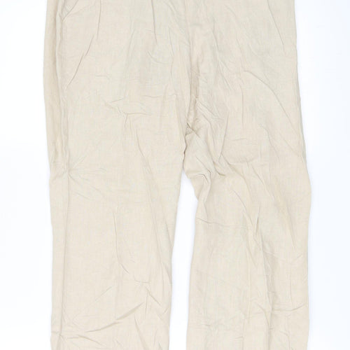 BHS Womens Beige   Trousers  Size 10 L27 in
