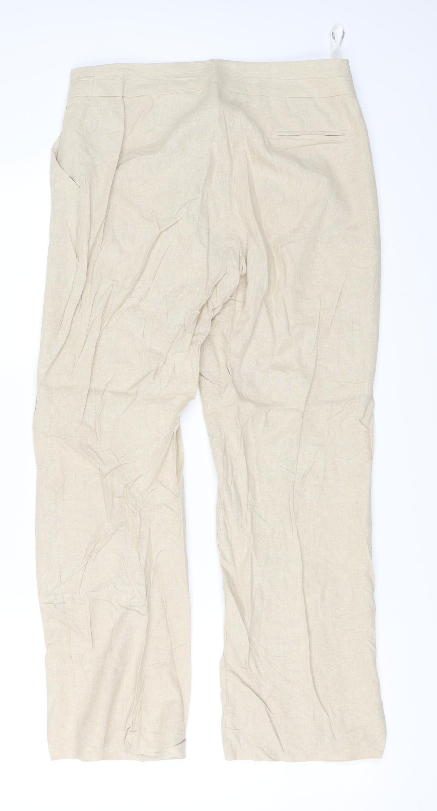 BHS Womens Beige   Trousers  Size 10 L27 in