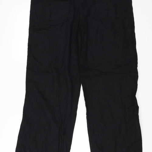 George Womens Black   Trousers  Size 16 L30 in
