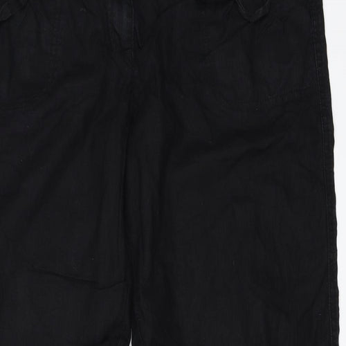 George Womens Black   Trousers  Size 16 L30 in