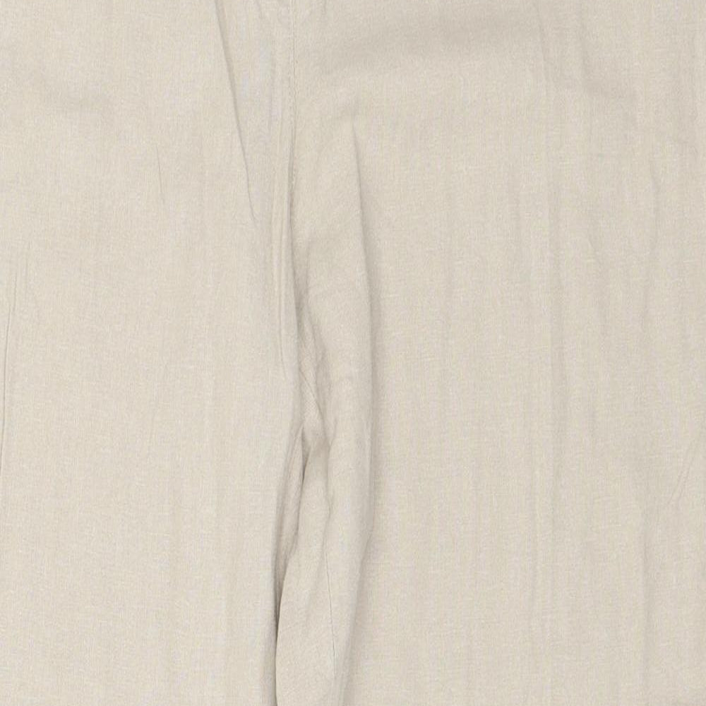 George Womens Beige   Trousers  Size 16 L27 in