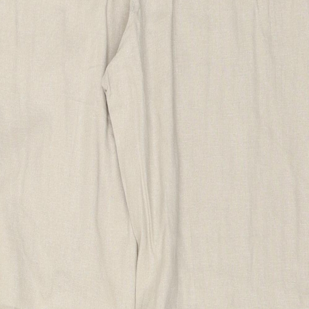 George Womens Beige   Trousers  Size 16 L27 in
