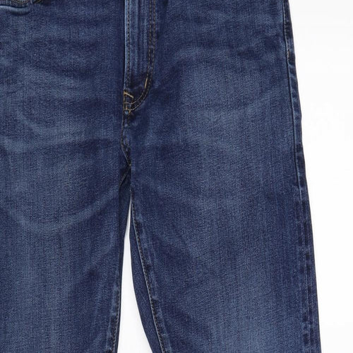 Uniqlo Mens Blue  Denim Straight Jeans Size 35 L34 in