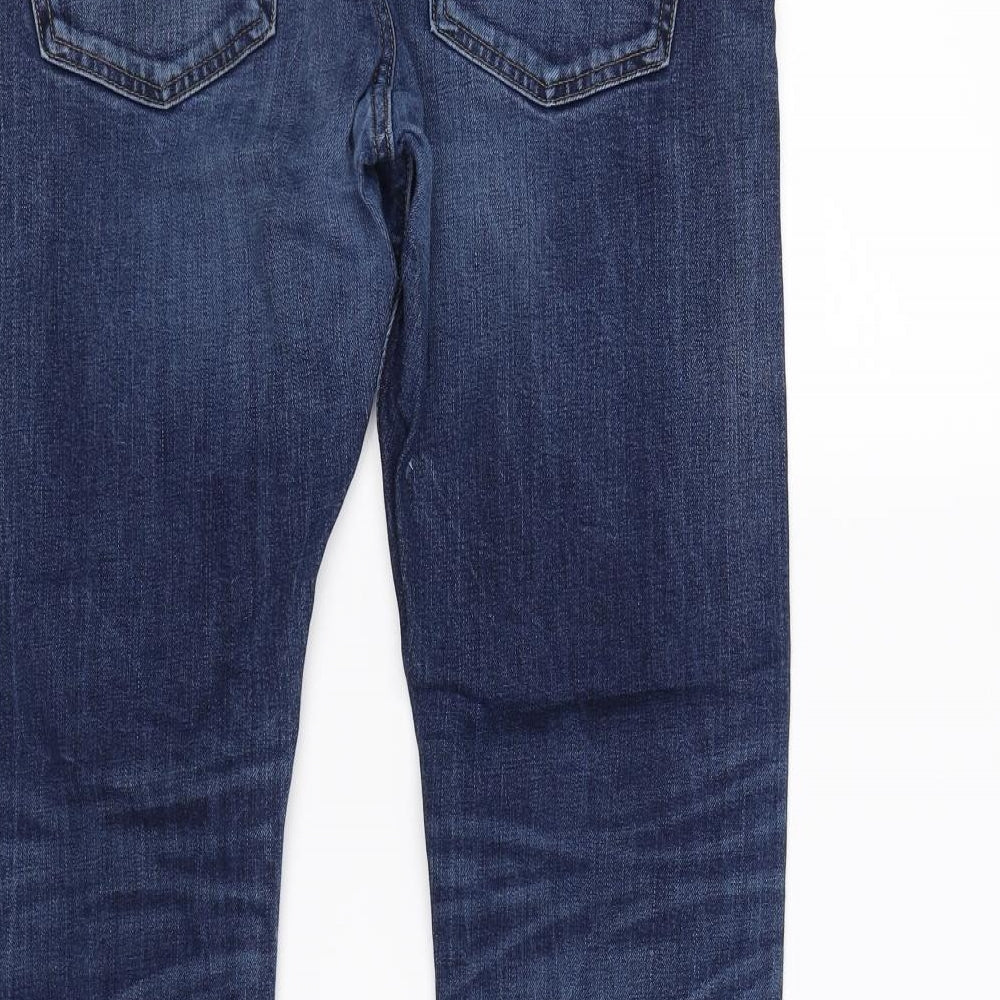 Uniqlo Mens Blue  Denim Straight Jeans Size 35 L34 in