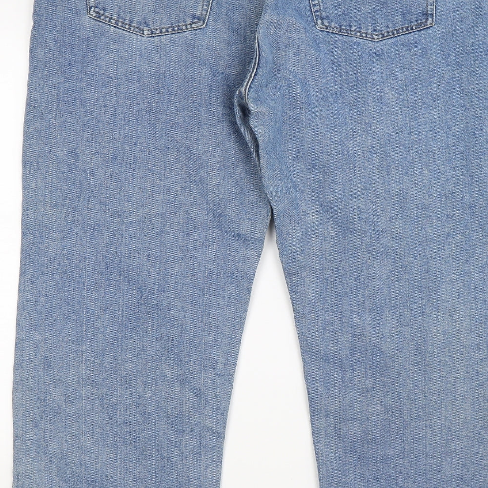 Smith & Jones Mens Blue  Denim Straight Jeans Size 38 L30 in
