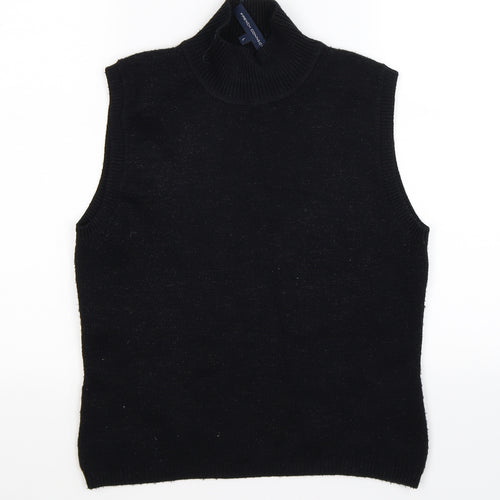 French Connection Womens Blue  Knit Vest Jumper Size L