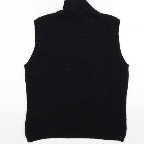 French Connection Womens Blue  Knit Vest Jumper Size L
