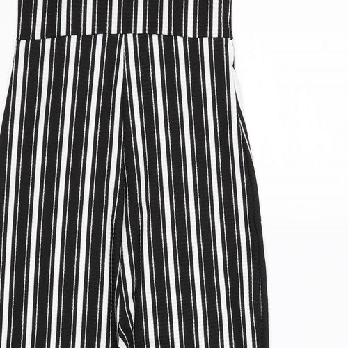 River Island Girls White Striped  Jumpsuit One-Piece Size 11 Years