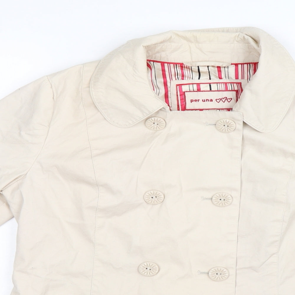 Per Una Womens Beige   Jacket  Size 12