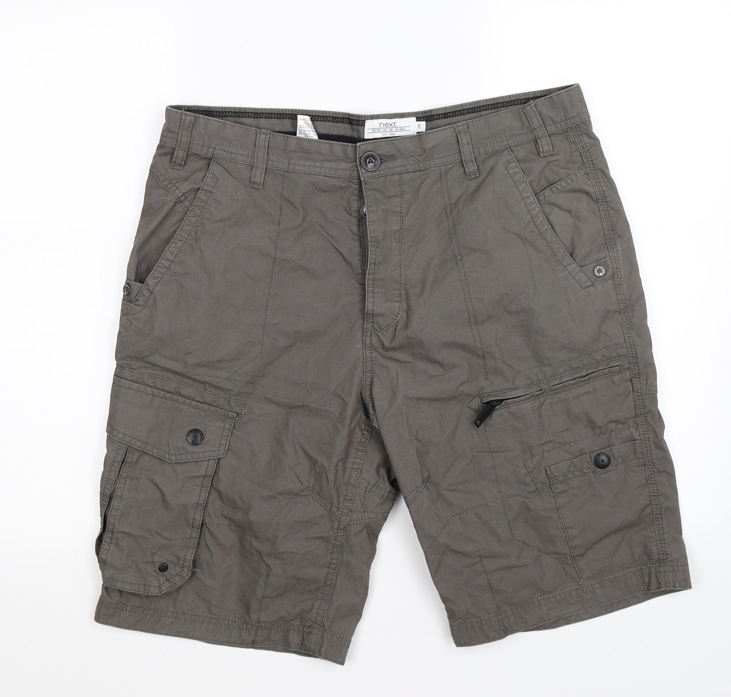 NEXT Mens Brown   Cargo Shorts Size 34