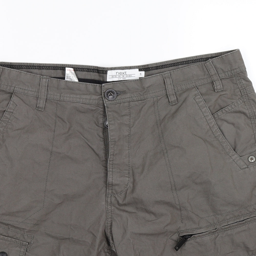 NEXT Mens Brown   Cargo Shorts Size 34