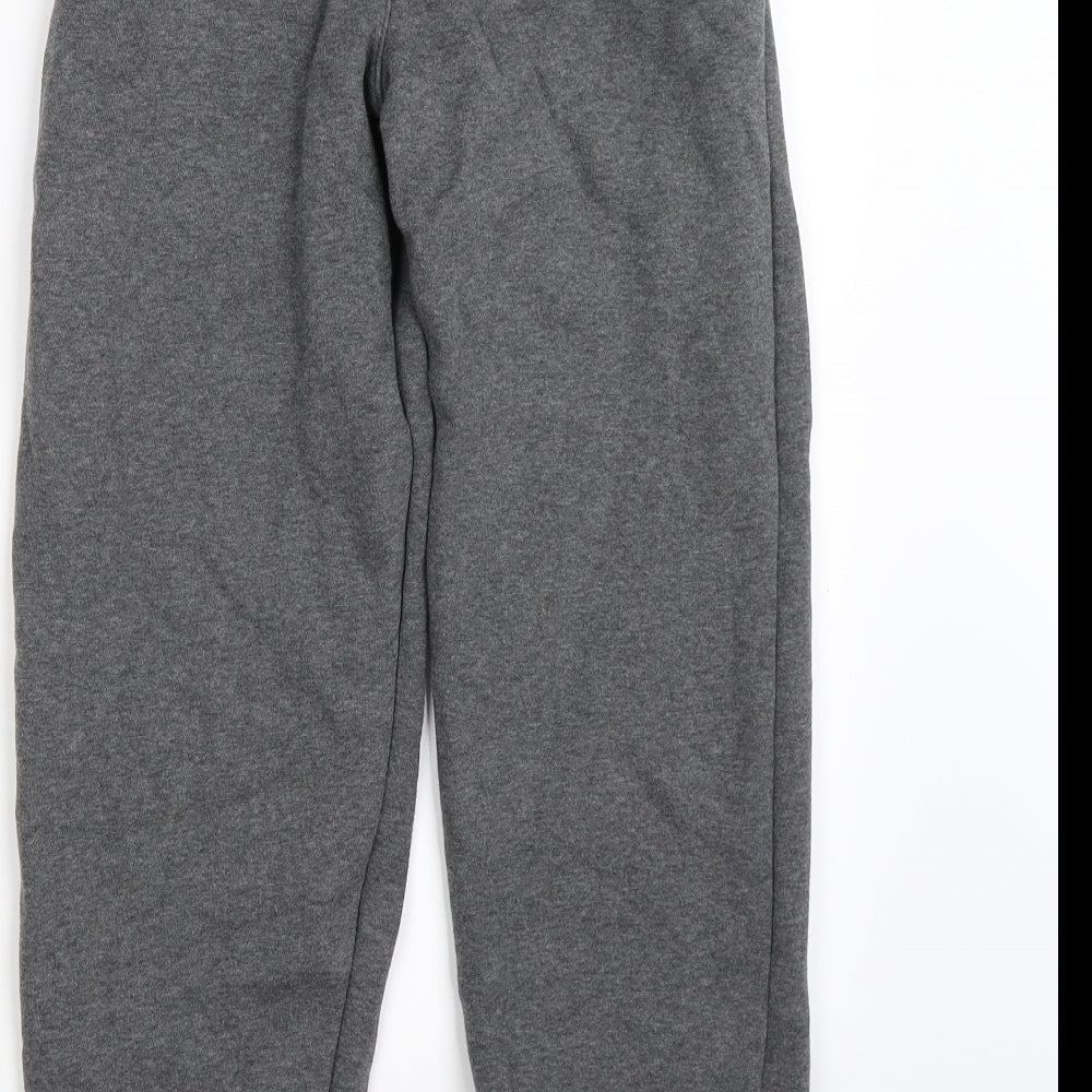 Under armour Boys Grey  Jersey Jogger Trousers Size M
