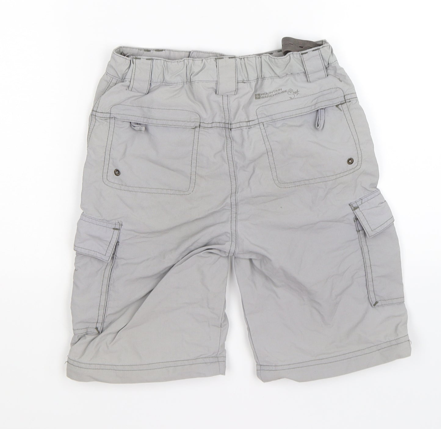 Mountain Warehouse Boys Grey   Cargo Shorts Size 9-10 Years - steve backshall