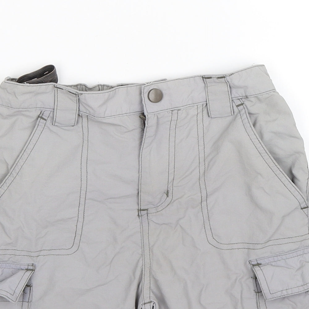 Mountain Warehouse Boys Grey   Cargo Shorts Size 9-10 Years - steve backshall
