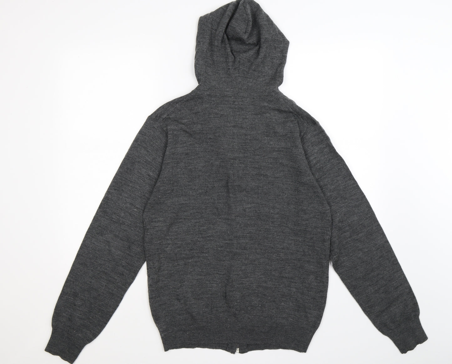 HARP Mens Grey  Knit Cardigan Jumper Size L