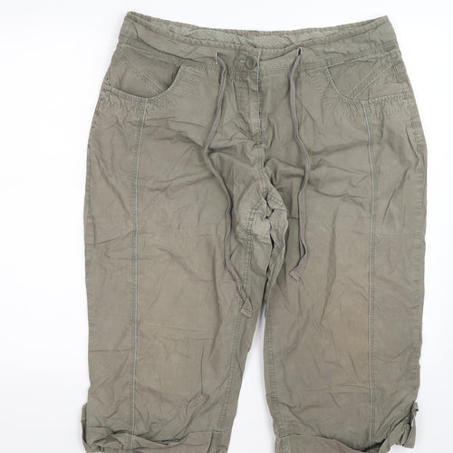 Dorothy Perkins Womens Green   Cargo Shorts Size 16
