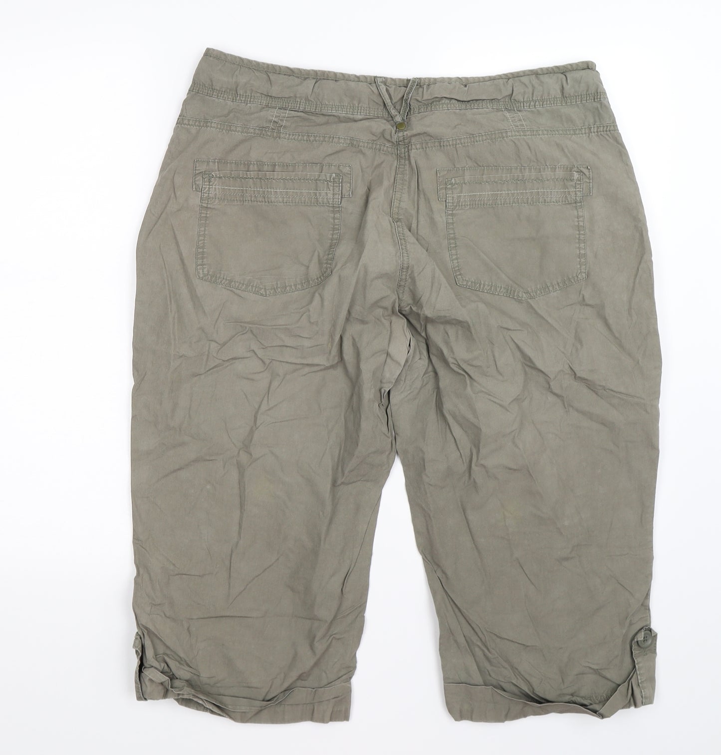 Dorothy Perkins Womens Green   Cargo Shorts Size 16