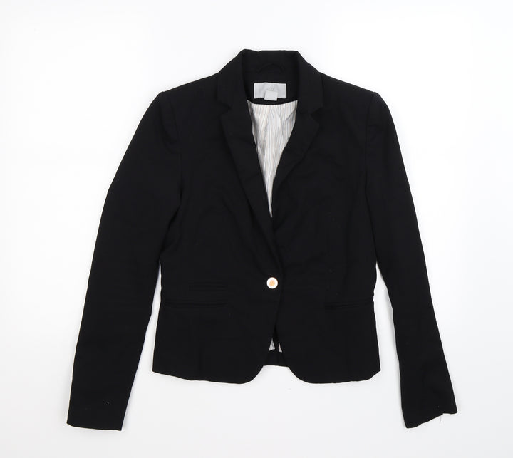H&M Womens Beige Jacket Blazer Size 8