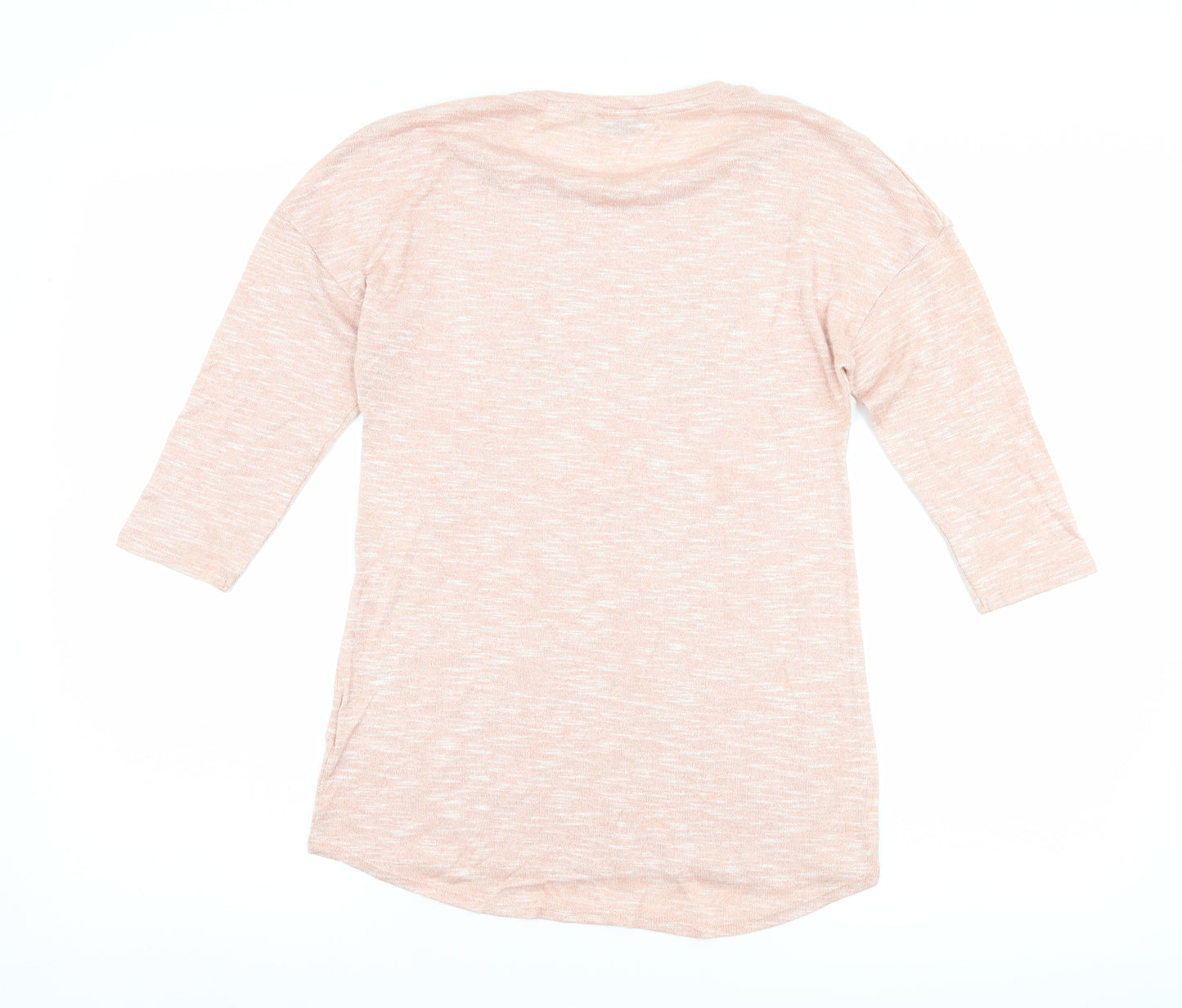 Papaya Womens Pink   Basic T-Shirt Size 8  - slogan