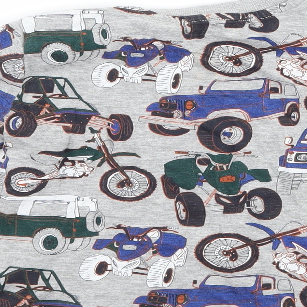 F&F Boys Grey   Basic T-Shirt Size 2-3 Years  - cars