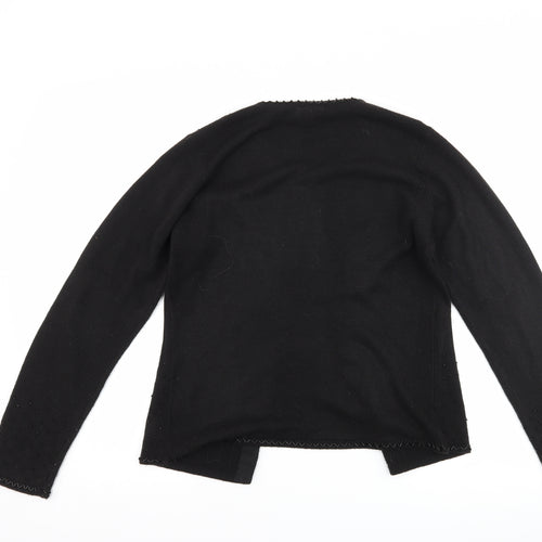 Classics Womens Black   Cardigan Jumper Size S