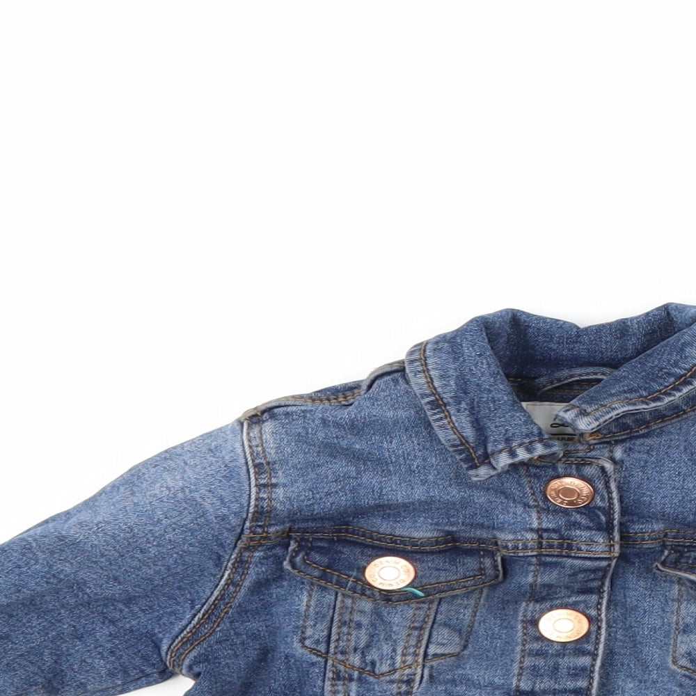 DENIM CO Girls Blue  Denim Jacket  Size 18-24 Months