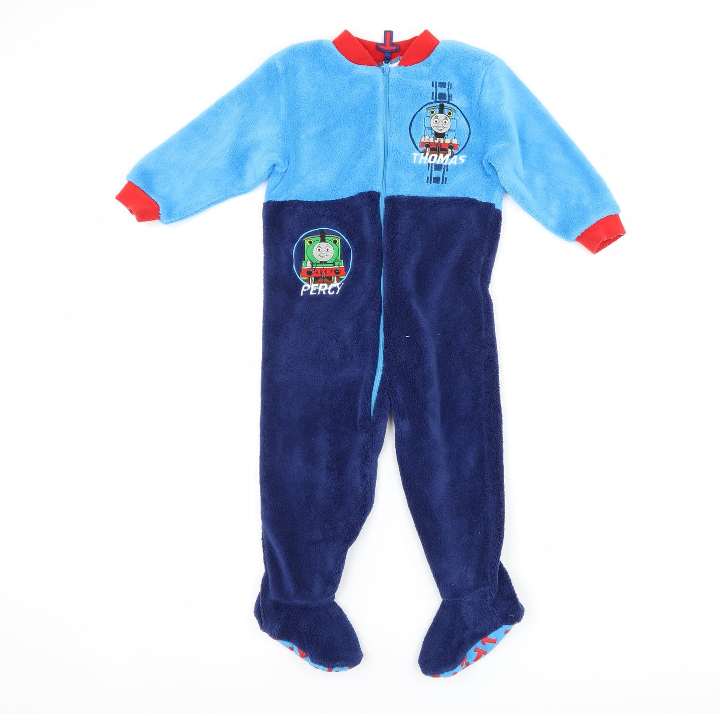Mothercare Boys Blue  Fleece Kimono One Piece Size 18-24 Months  - Thomas the Tank Engine
