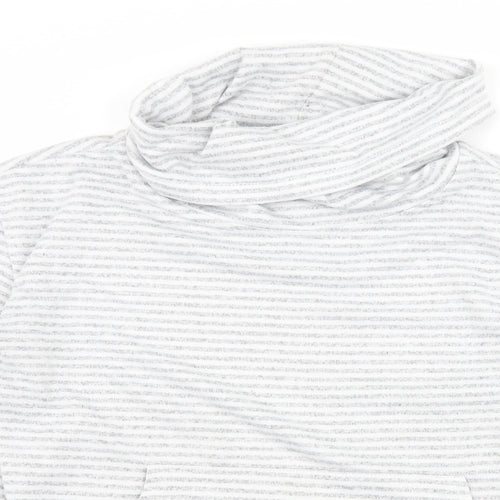 Primark Womens Grey Striped  Pullover Sweatshirt Size XS  - Lounge Wear