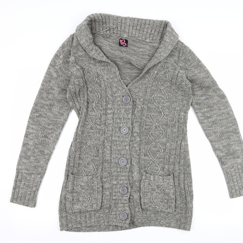 TG Womens Grey   Cardigan Jumper Size 14