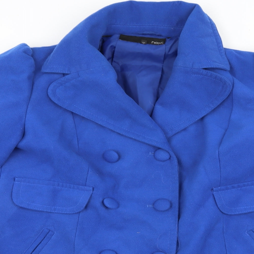 NEXT Womens Blue   Pea Coat Coat Size 18