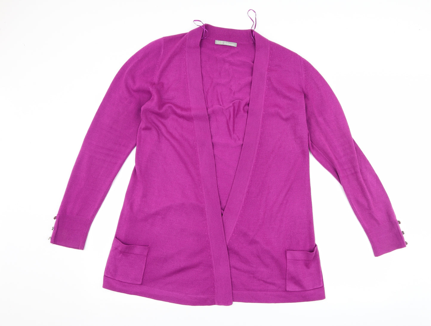 Marks and Spencer Womens Purple   Cardigan Jumper Size 12