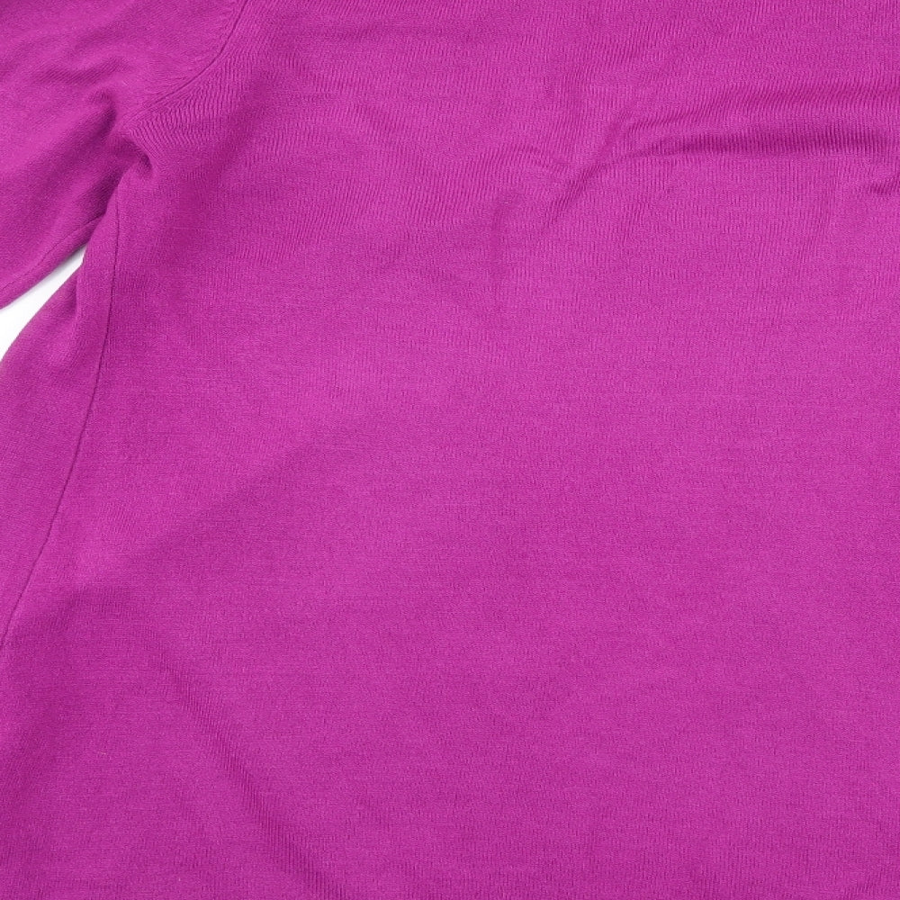 Marks and Spencer Womens Purple   Cardigan Jumper Size 12