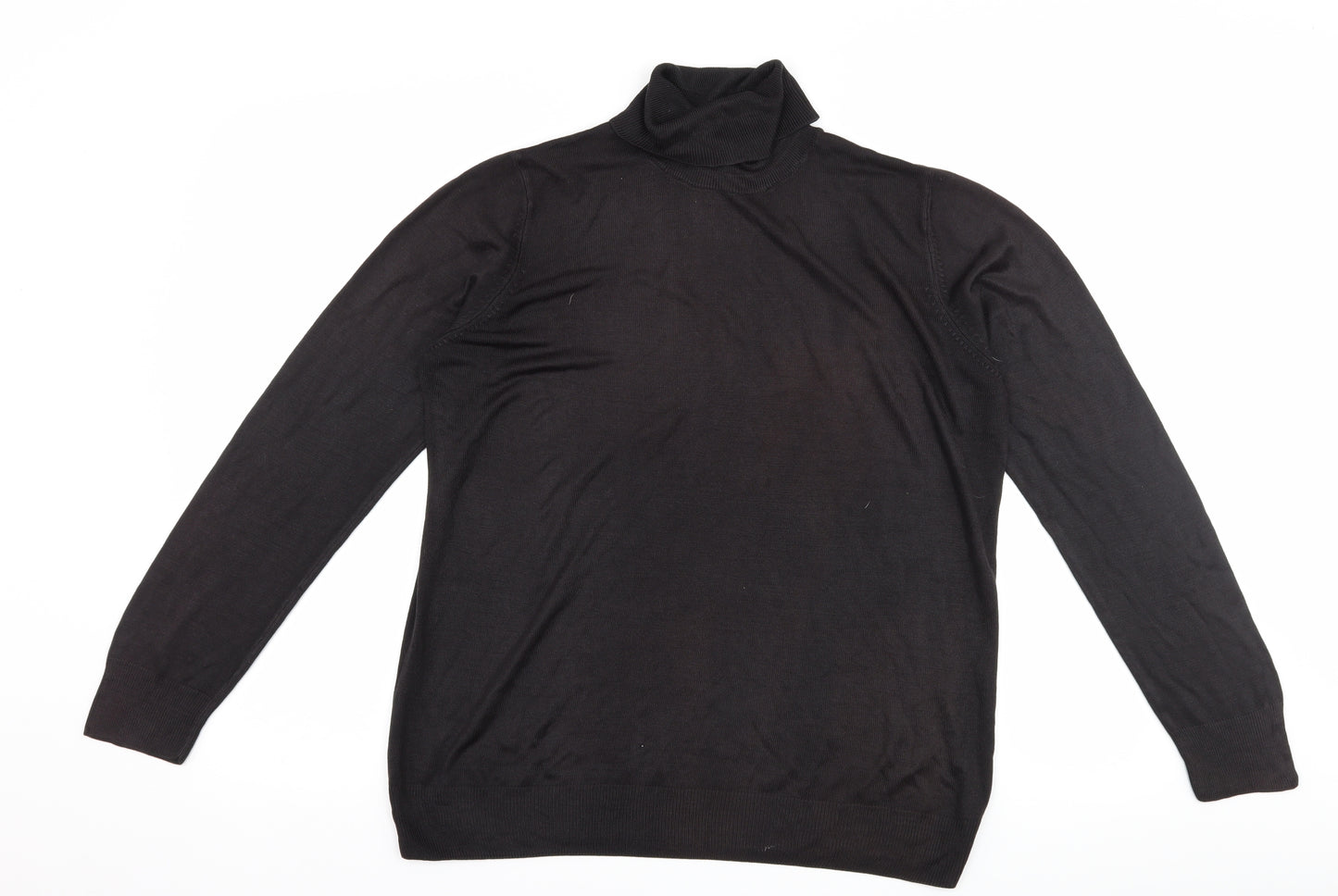 Marks and Spencer Womens Black   Pullover Jumper Size 16