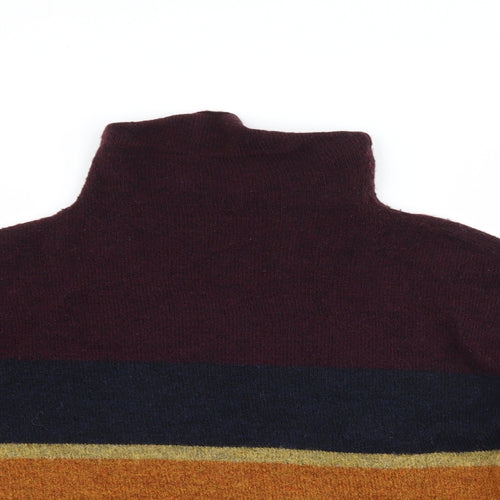 New Look Womens Blue Striped  Pullover Jumper Size L