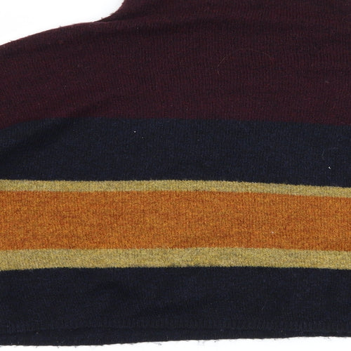 New Look Womens Blue Striped  Pullover Jumper Size L