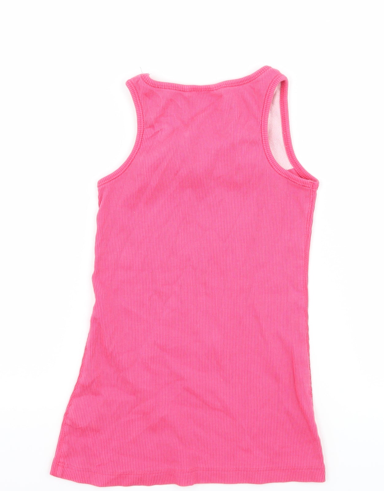 NEXT Girls Pink Floral  Basic Tank Size 6 Years