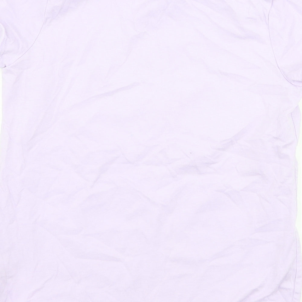 F&F Girls Purple   Basic T-Shirt Size 8-9 Years  - amour