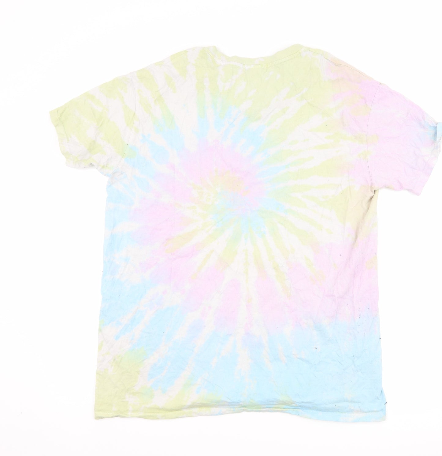 PRETTYLITTLETHING Womens Blue   Basic T-Shirt Size M  - tie dye