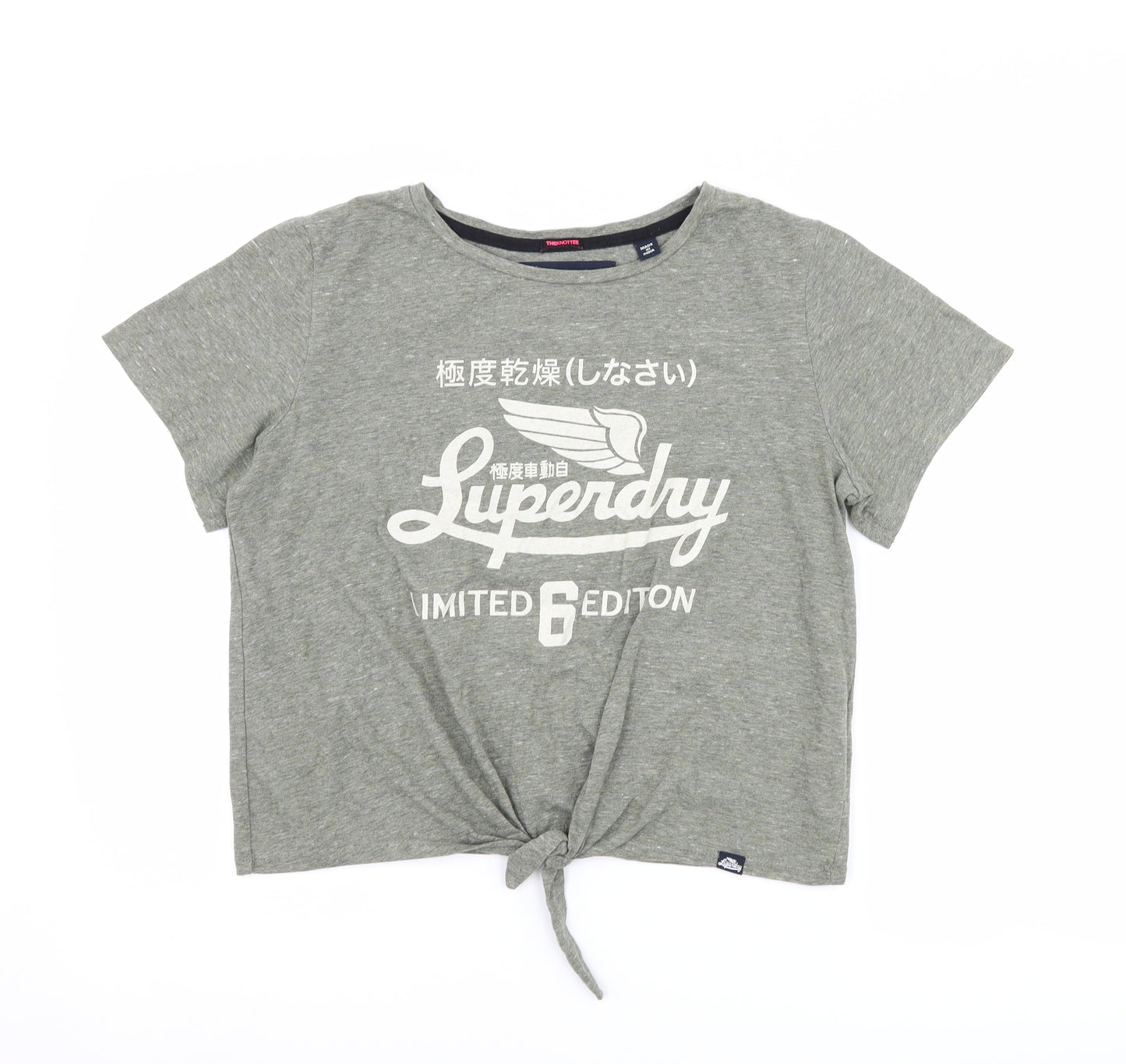 Superdry Womens Grey   Basic T-Shirt Size L
