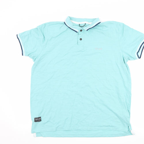 Tokyo Laundry Mens Blue    Polo Size XL