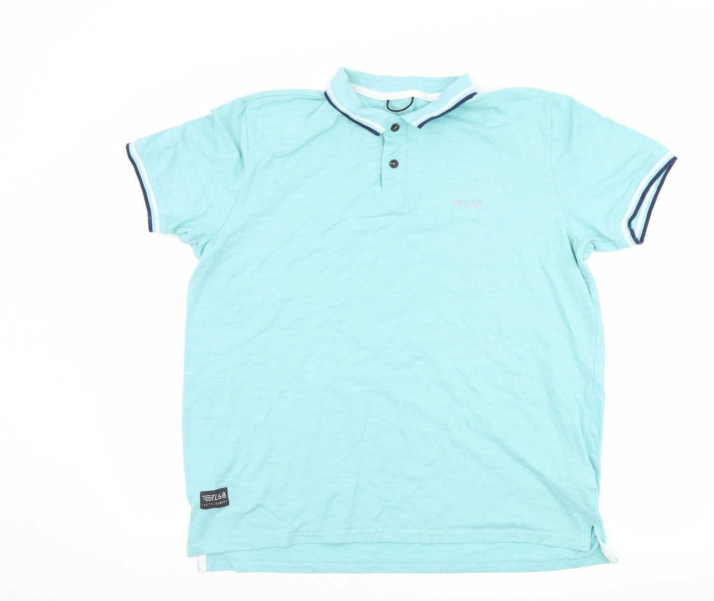 Tokyo Laundry Mens Blue    Polo Size XL