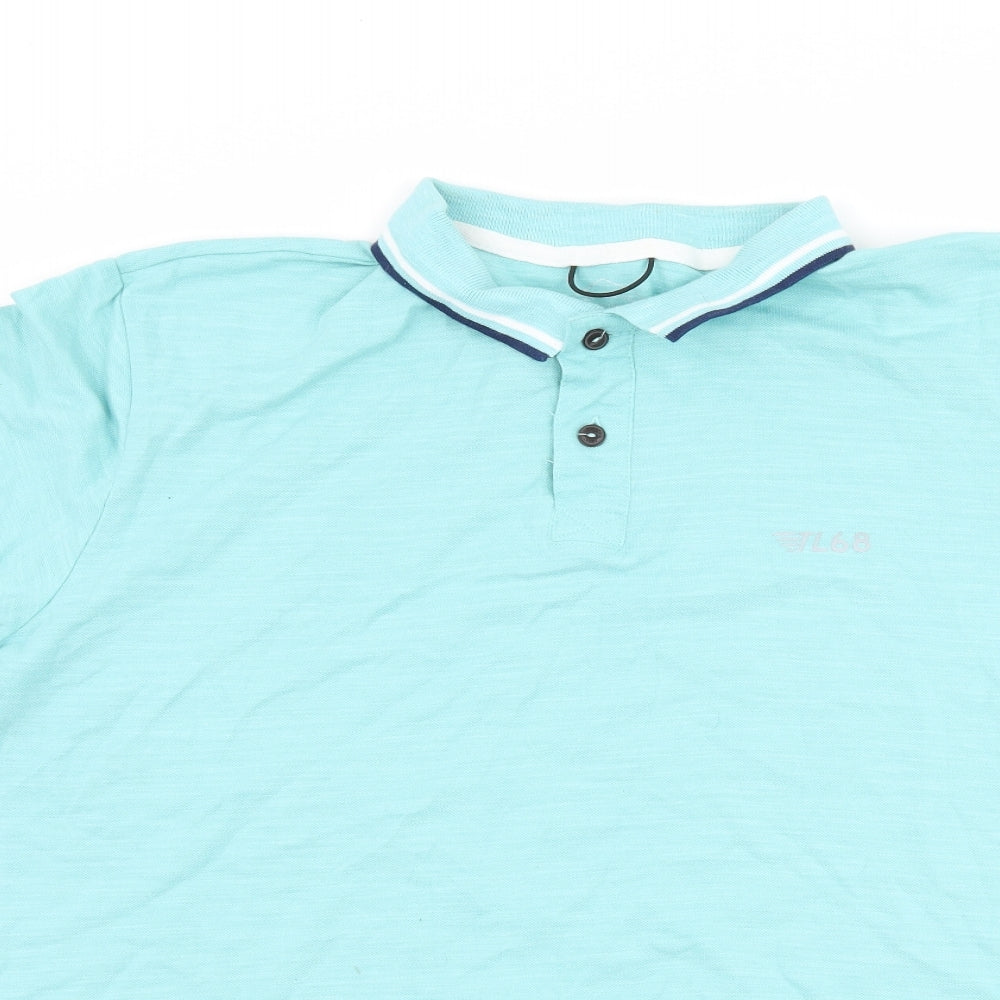 Tokyo Laundry Mens Blue    Polo Size XL