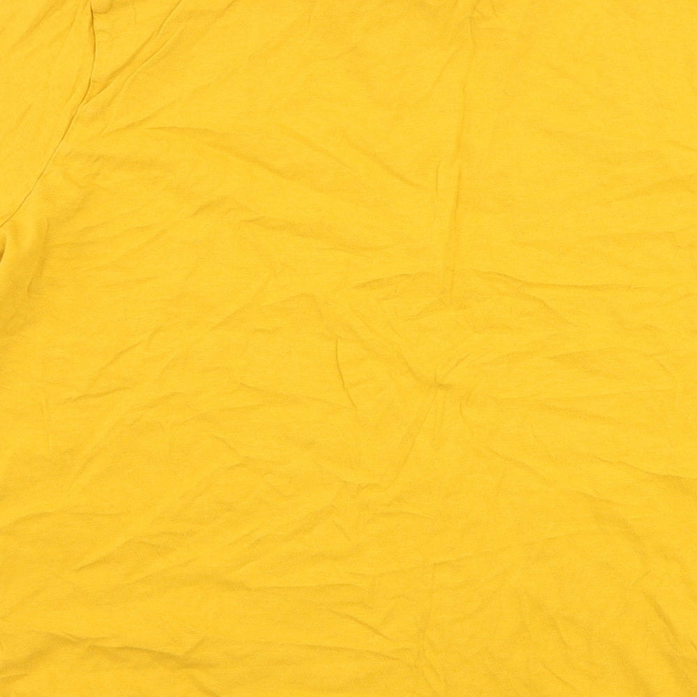 Primark Mens Yellow    T-Shirt Size XL  - seattle