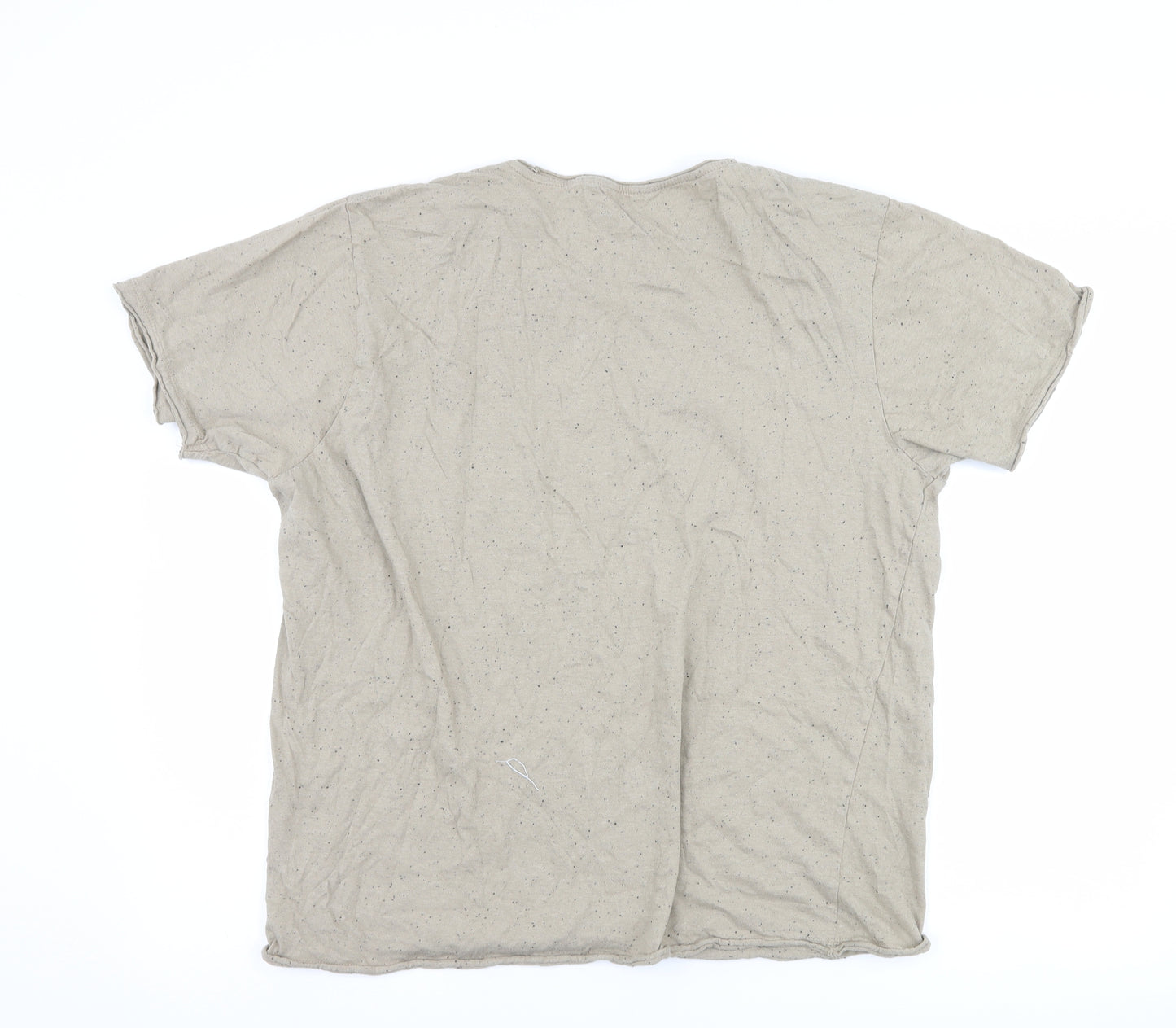 Fluid Mens Brown    T-Shirt Size 2XL