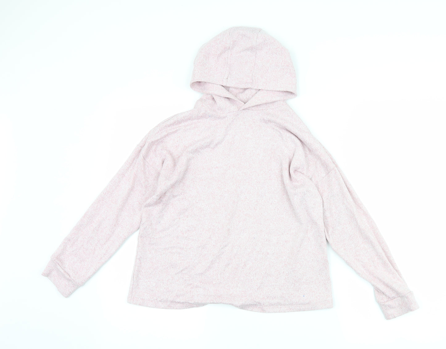Marks and Spencer Girls Pink   Pullover Hoodie Size 11-12 Years