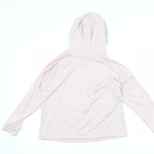 Marks and Spencer Girls Pink   Pullover Hoodie Size 11-12 Years