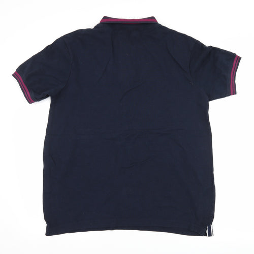 Fred & Boston Mens Blue    Polo Size XL
