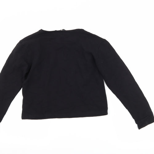 Very Girls Black   Pullover Sweatshirt Size 11 Years  - amour