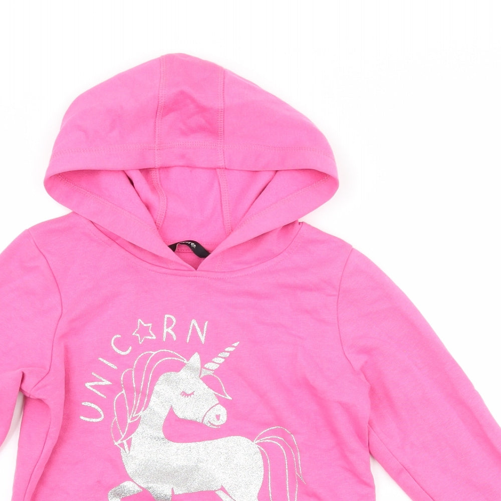 George Girls Pink   Pullover Hoodie Size 8-9 Years  - Unicorn